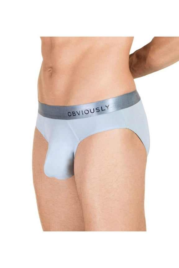 Men's Obviously A02-1E PrimeMan AnatoMAX Brief (Ice Blue XL)