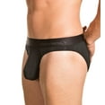 thumbnail image 1 of Men's Obviously A04 PrimeMan AnatoMAX Hipster Brief (Black S), 1 of 5