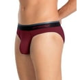 thumbnail image 1 of Men's Obviously A04 PrimeMan AnatoMAX Hipster Brief (Maroon XL), 1 of 2