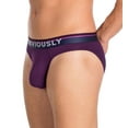 thumbnail image 1 of Men's Obviously A04 PrimeMan AnatoMAX Hipster Brief (Purple S), 1 of 3
