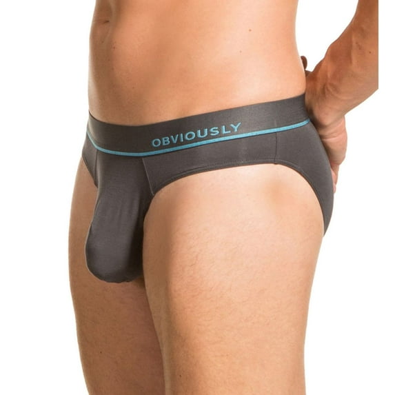 Men's Obviously A04 PrimeMan AnatoMAX Hipster Brief (Titanium XL)
