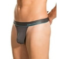 thumbnail image 1 of Men's Obviously A06 PrimeMan AnatoMAX Thong (Titanium L), 1 of 4