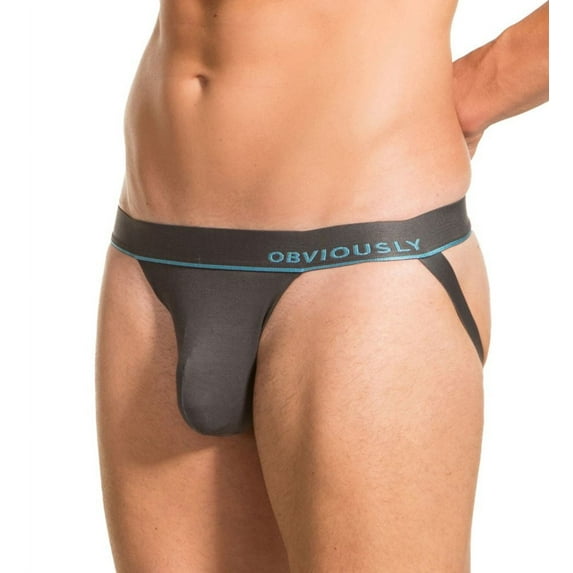 Men's Obviously A07 PrimeMan AnatoMAX Jockstrap (Titanium XL)