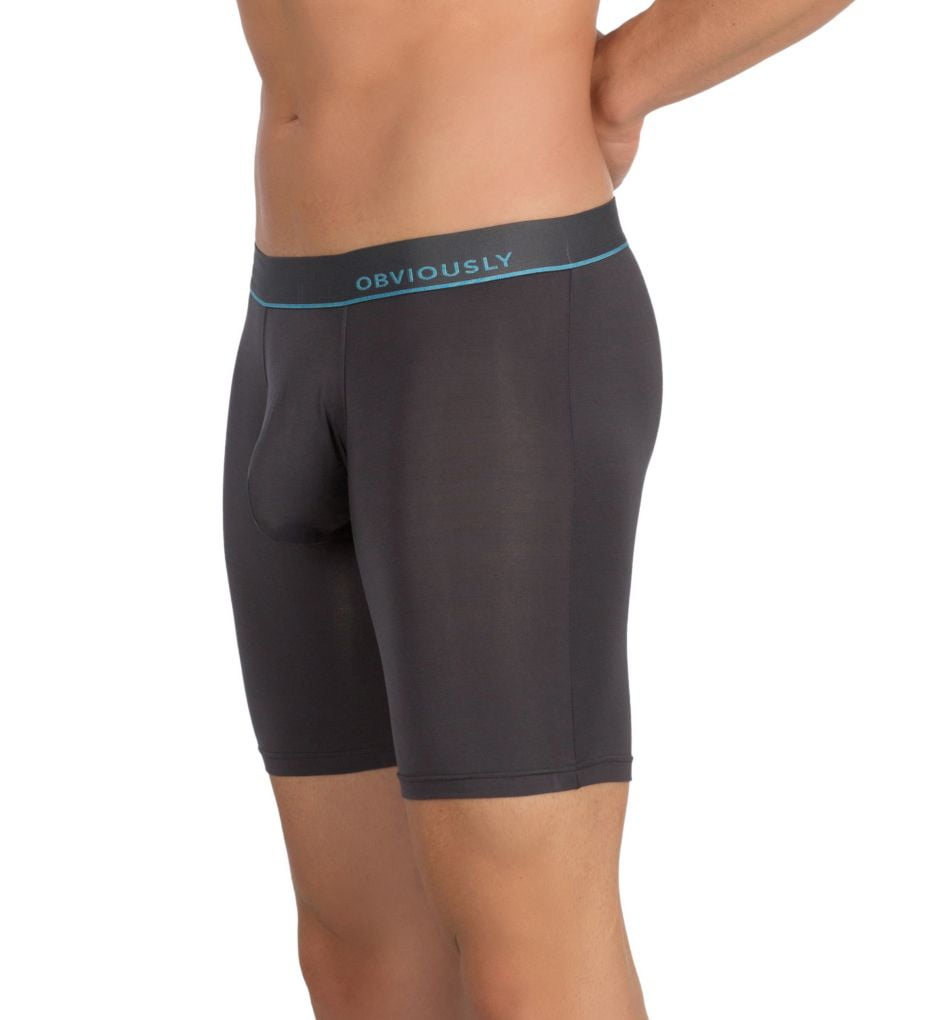 Obviously FreeMan - Boxer Brief 3 inch Leg - Black - Small at  Men's  Clothing store