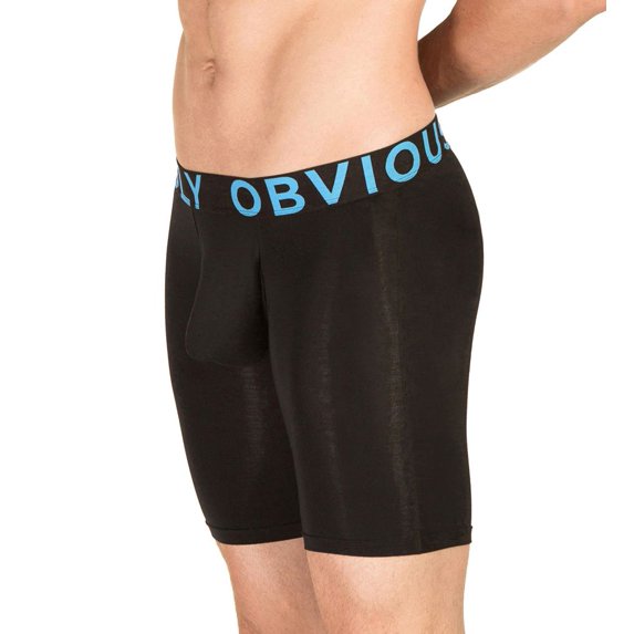 Men's Obviously B01-1A EveryMan AnatoMAX 9 Inch Boxer Brief (Black 2XL)