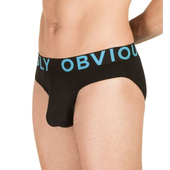 Men's Obviously B02-1A EveryMan AnatoMAX Brief (Black S)