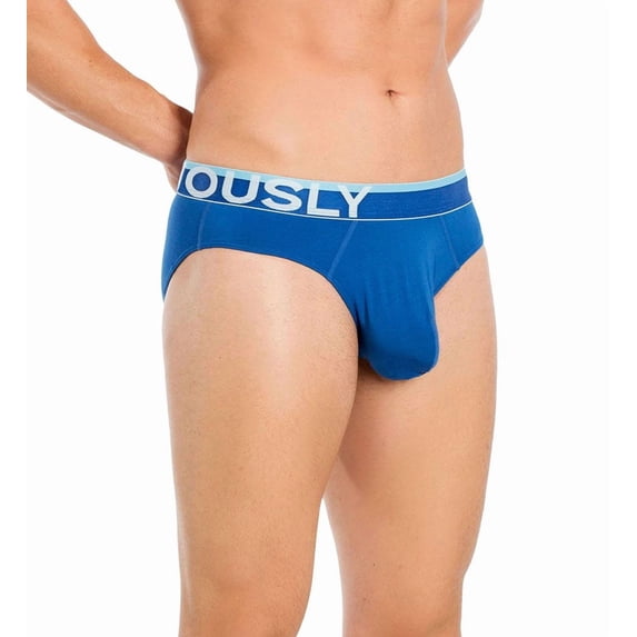 Men's Obviously B02-1A EveryMan AnatoMAX Brief (Blue XL)