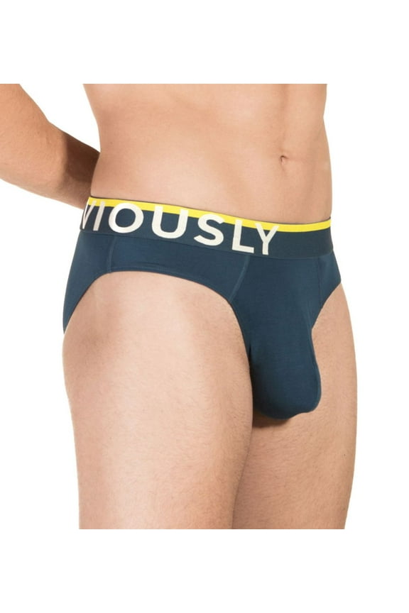 Men's Obviously B02-1H EveryMan AnatoMAX Brief (Nautical S)