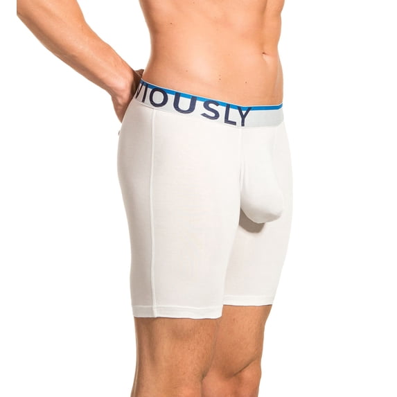 Men's Obviously B09 EveryMan 6 Inch Boxer Brief (White 3XL)