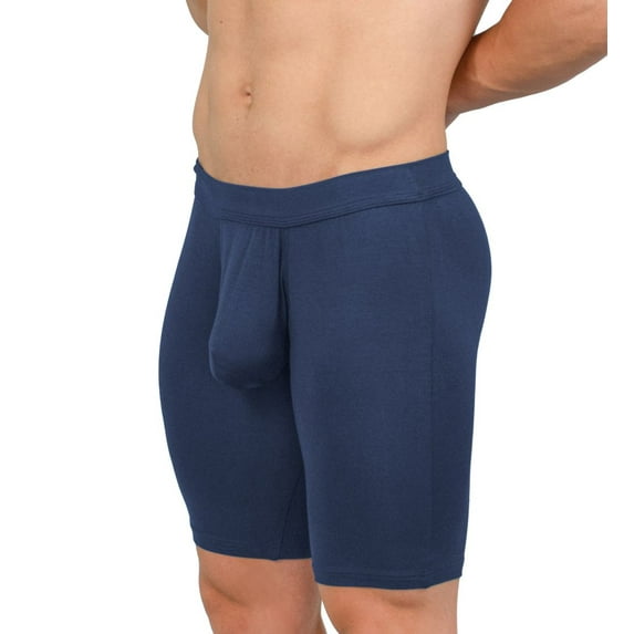 Men's Obviously F01-1A EliteMan AnatoMAX 9 inch Boxer Brief (Navy S)