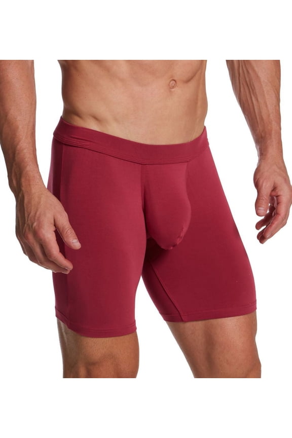 Men's Obviously F09-1A EliteMan AnatoMAX 6 Inch Boxer Brief (Brick M)