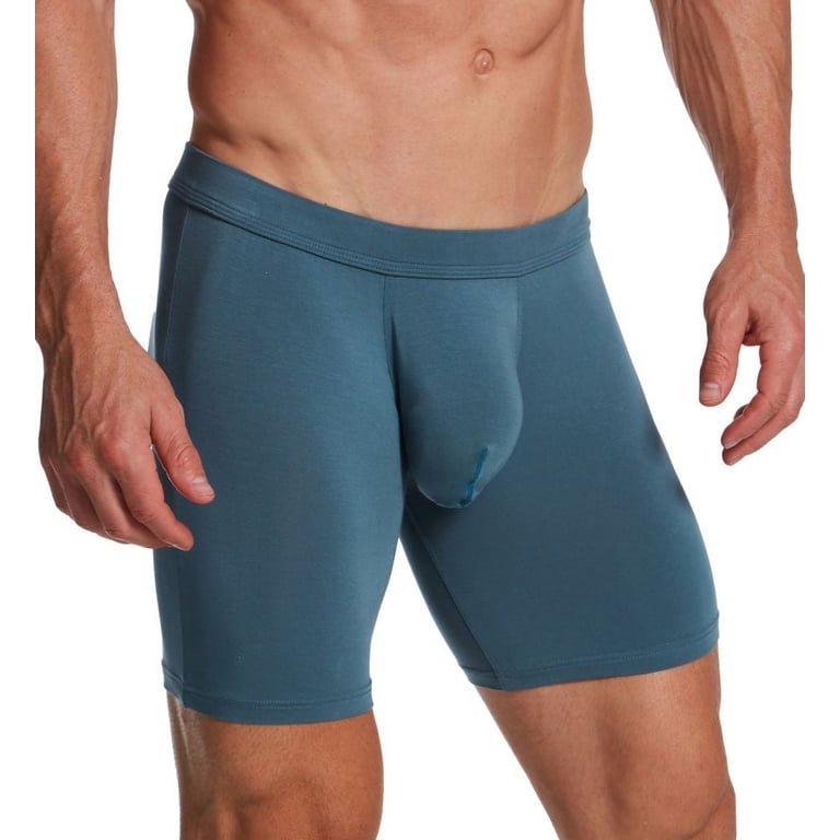 Obviously EveryMan AnatoMAX Boxer Slip 9 inch been Heren Ondergoed, Wit, M