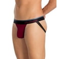 thumbnail image 1 of Men's Obviously A07 PrimeMan AnatoMAX Jockstrap (Maroon S), 1 of 3