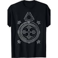 thumbnail image 1 of Men's Occult Esoteric Magic Circle Graphic T-Shirt, 1 of 6