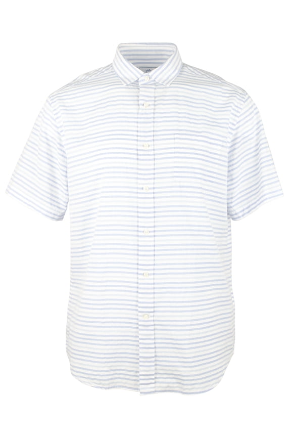 Men's Ocean View SS Button Down Trim Fit Shirt-M-XL