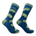 thumbnail image 1 of Men's Oh Snap Socks Funny Snapping Turtle Novelty Joke Footwear, 1 of 9