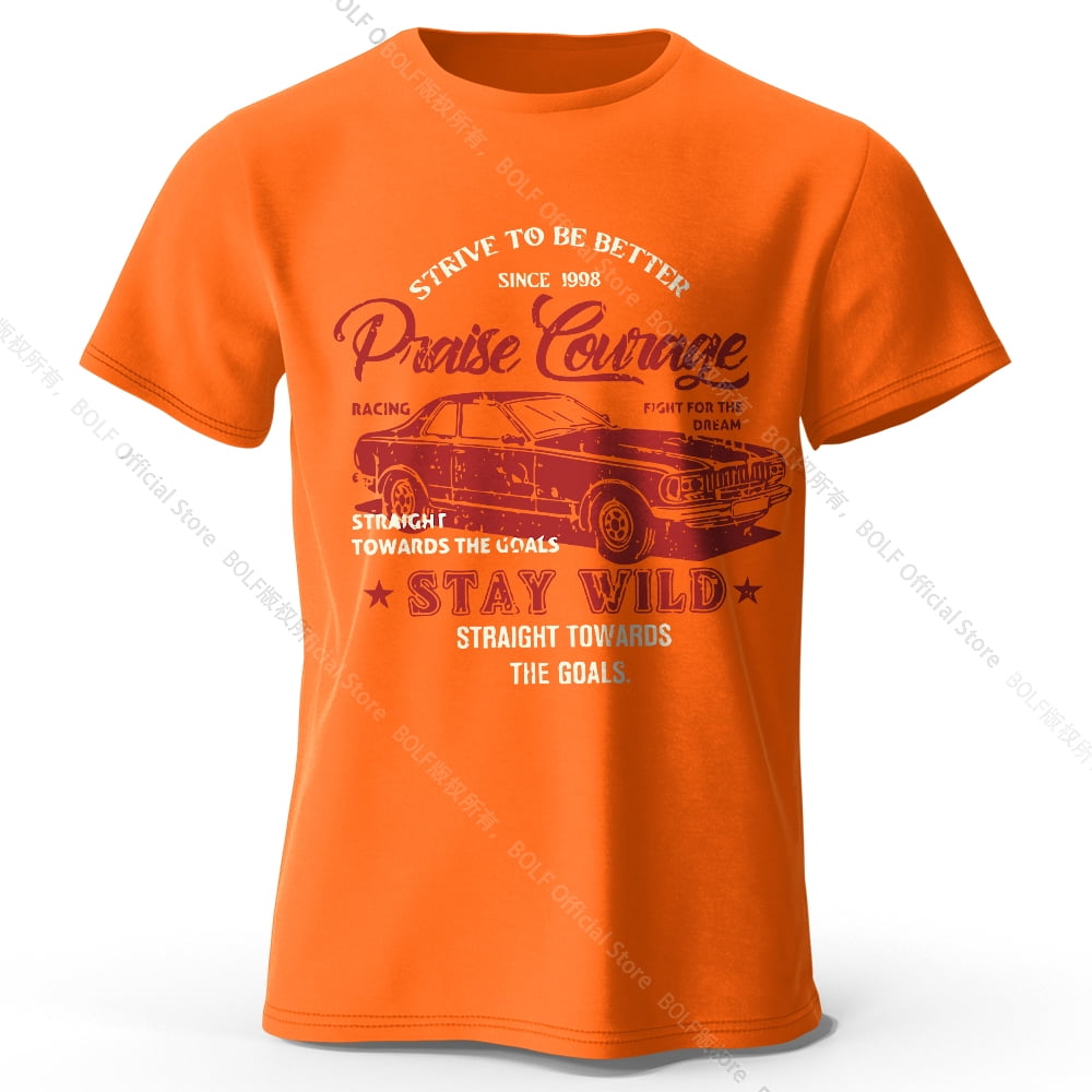 Men's Old Car Printed TShirt 100 Cotton Oversized Vintage Old School