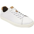 thumbnail image 1 of Men's OluKai Lae'Ahi Li 'Ili Sneaker White/White Full Grain Leather, 1 of 4