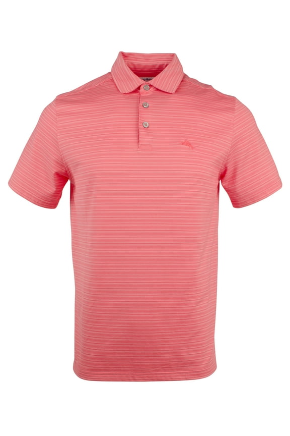 Men's On Par Stripe Polo Short Sleeve-CP-S