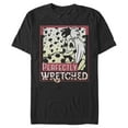 thumbnail image 1 of Men's One Hundred and One Dalmatians Cruella De Vil Perfectly Wretched Poster Graphic Tee Black Small, 1 of 5