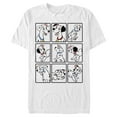 thumbnail image 1 of Men's One Hundred and One Dalmatians Family Grid Graphic Tee White Medium, 1 of 5
