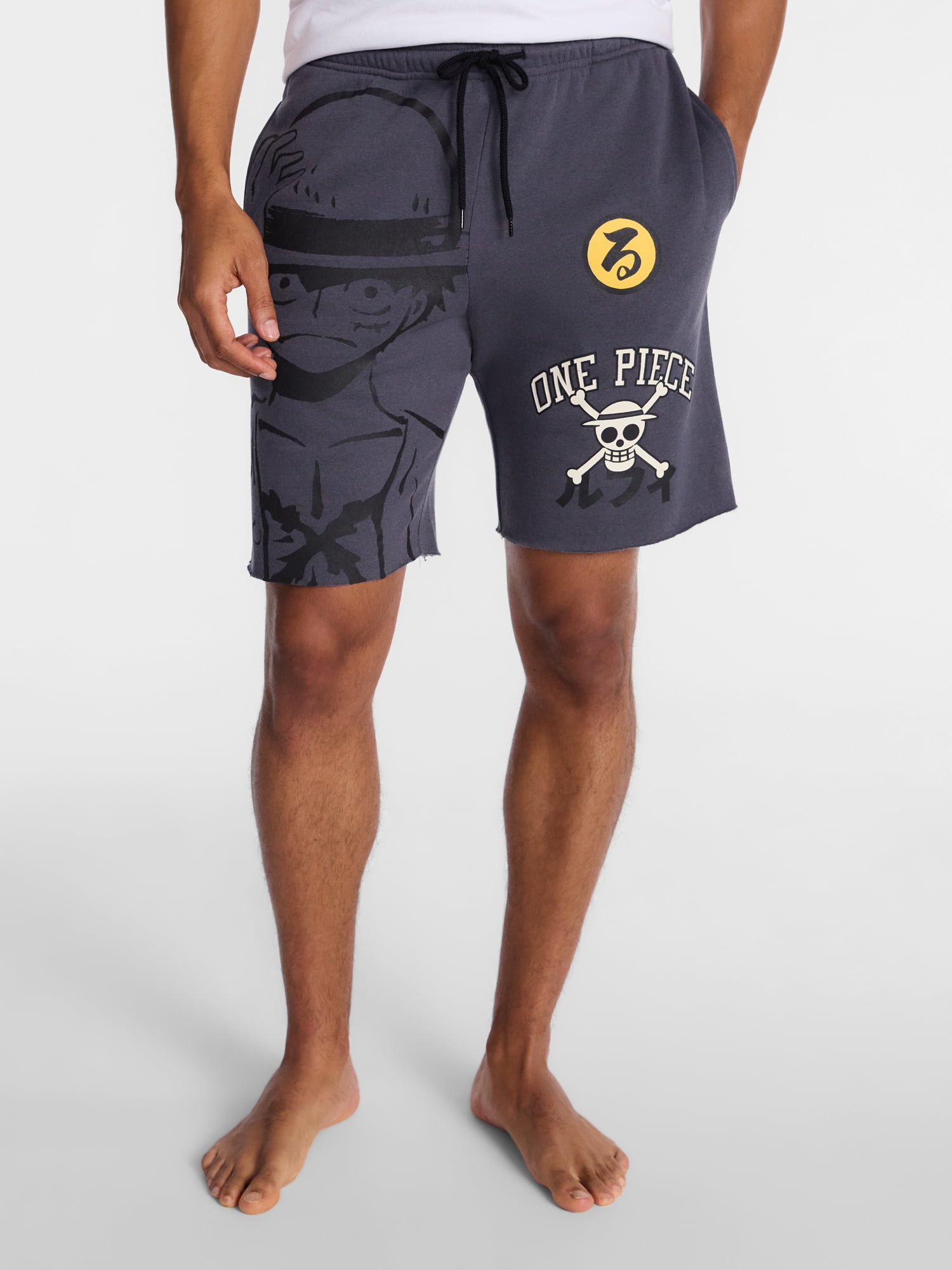 One Piece Men's Sleep Shorts, Sizes S-2XL