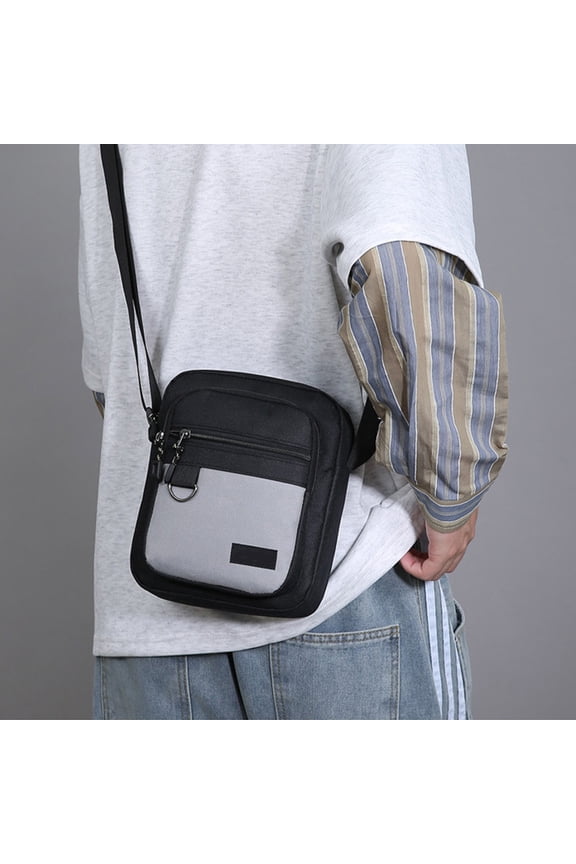 Men's One Shoulder Messenger Bag, Lightweight Sports Cycling Bag, Crossbody Bag, Square Bag, Travel Bag, Casual Bag, Cycling Bag, Outdoor Bag, Shoulder Bag, Multi Pocket Bag, Travel Bag