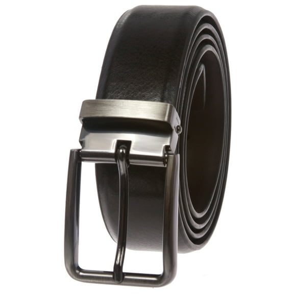 Men's One-Size-Fits-All Feather Edged Leather Dress Belt