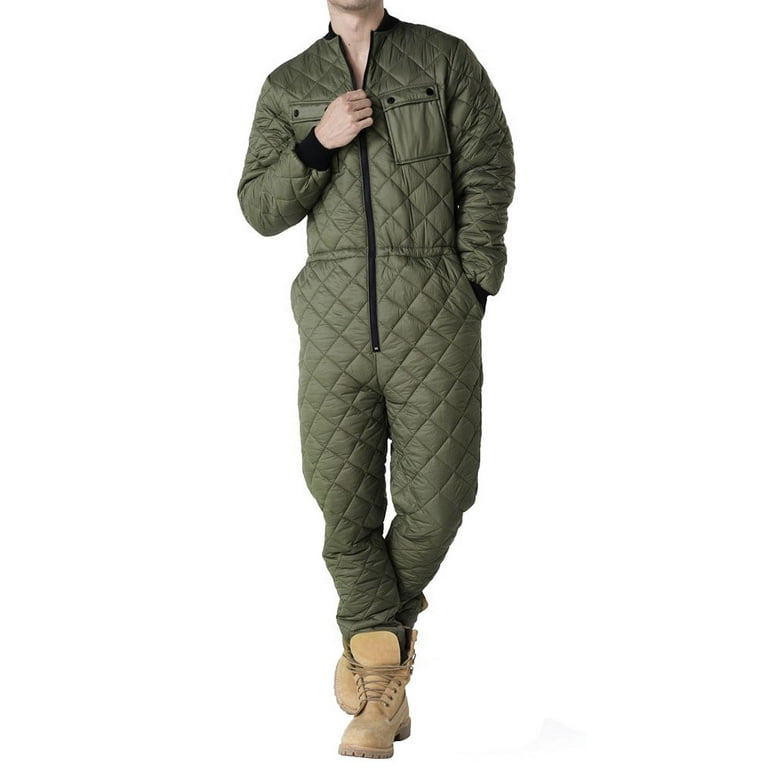 Men s Onesie Jumpsuit Warm Winter One Piece Pajama Playsuit Outdoor Camping Coverall Sleepwear Walmart