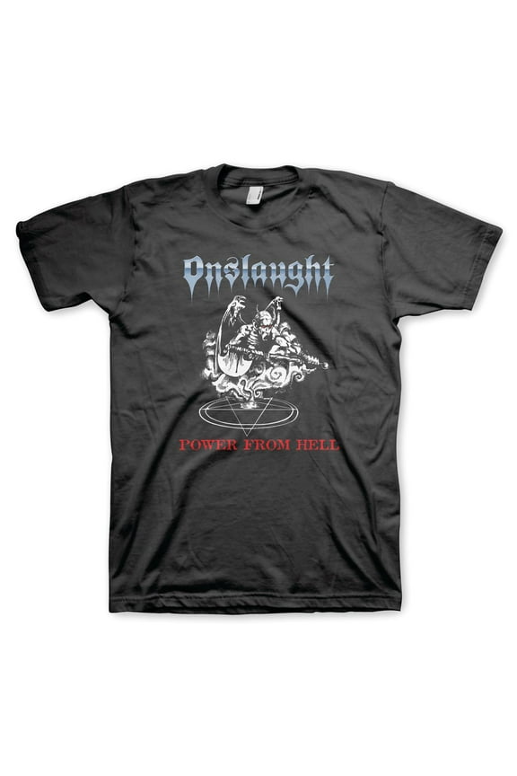 Men's Onslaught Power from Hell T-shirt Small Black