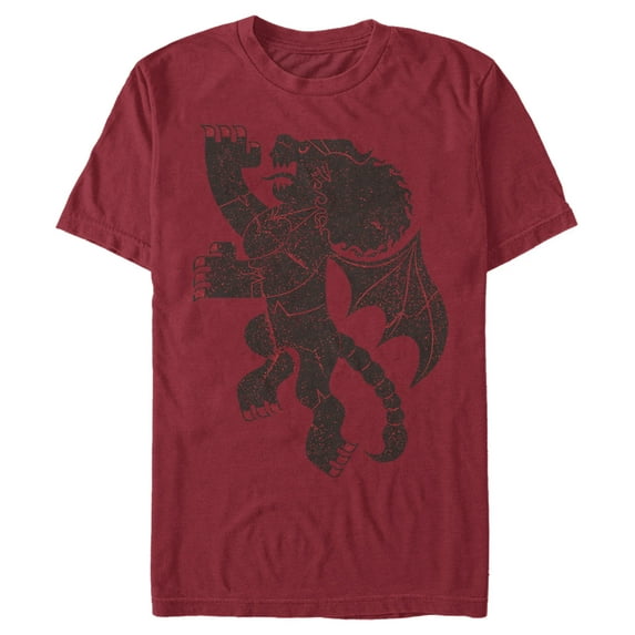 Men's Onward Ancient Manticore Symbol Graphic Tee Cardinal Large