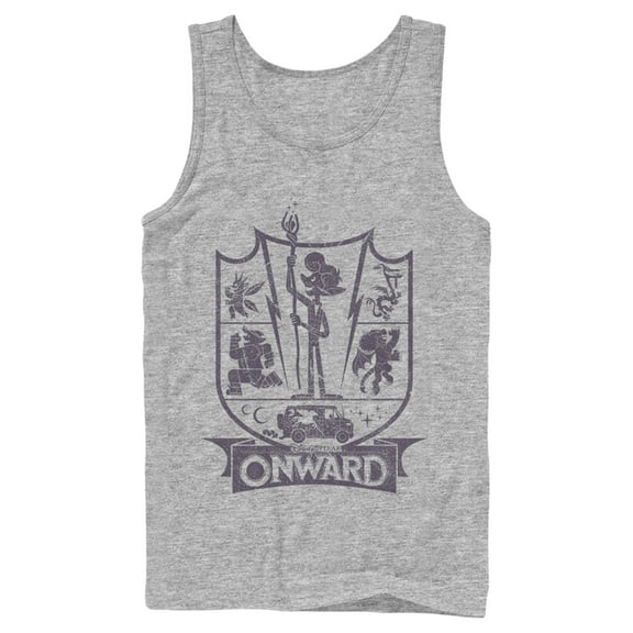 Men's Onward Character Icon Emblem  Tank Top Athletic Heather 2X Large