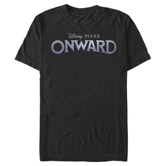 Men's Onward Classic Text Logo Graphic Tee Black X Large