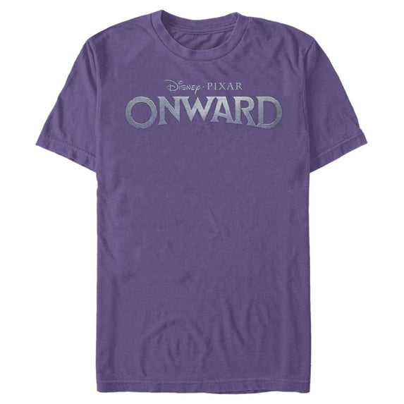 Men's Onward Classic Text Logo Graphic Tee Purple 2X Large