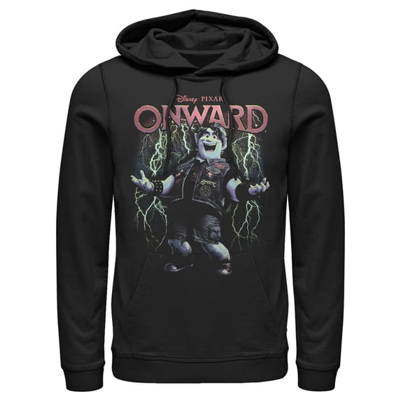 Men's Onward Electric Barley Pull Over Hoodie Black Large
