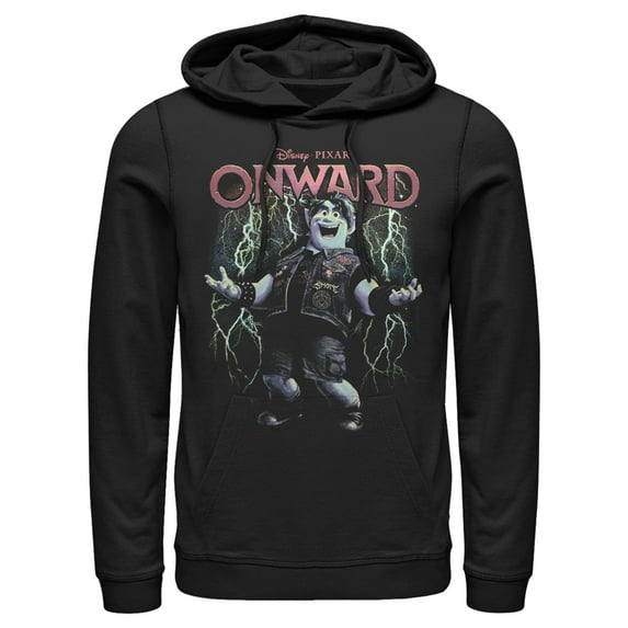 Men's Onward Electric Barley Pull Over Hoodie Black X Large