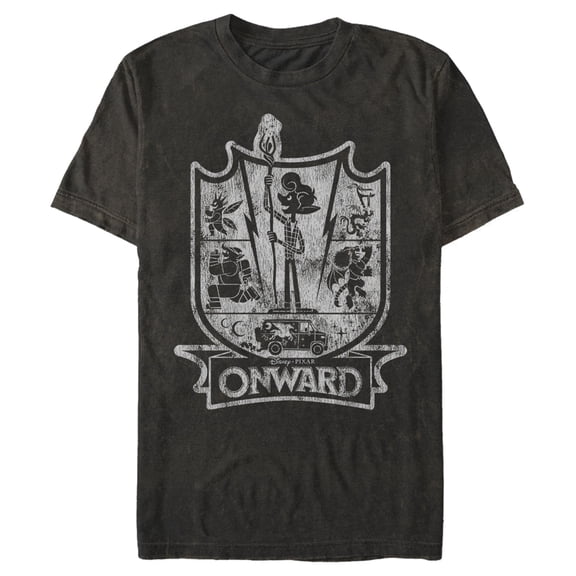 Men's Onward Family Crest Graphic Tee Black 3X Large