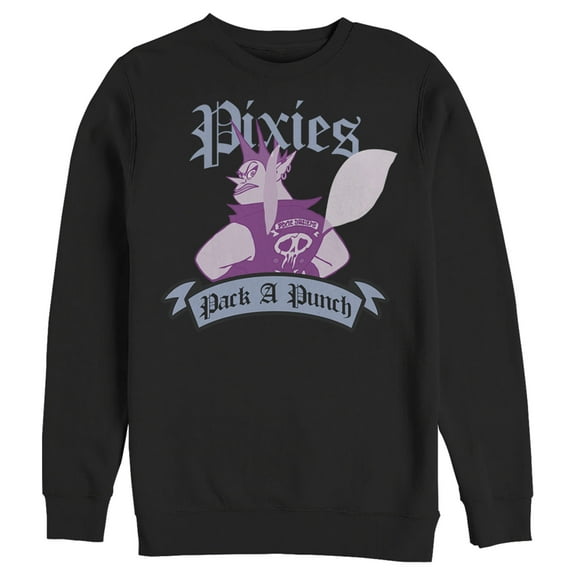Men's Onward Pixies Pack a Punch Attitude Sweatshirt Black X Large