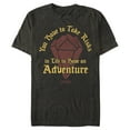 thumbnail image 1 of Men's Onward Take Risks to Have Adventure  Graphic Tee Black 2X Large, 1 of 4