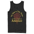 thumbnail image 1 of Men's Onward Take Risks to Have Adventure  Tank Top Black X Large, 1 of 4