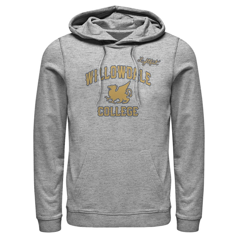 Men s Onward Willowdale College Crest Pull Over Hoodie Athletic Heather Medium Walmart