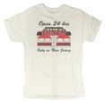 thumbnail image 1 of Men's "Open 24 hrs Only in New Jersey" Exclusive Diner Series Funny T-Shirt (White, Small), 1 of 1