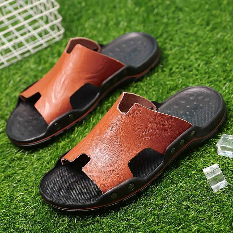 Durable mens slippers sale