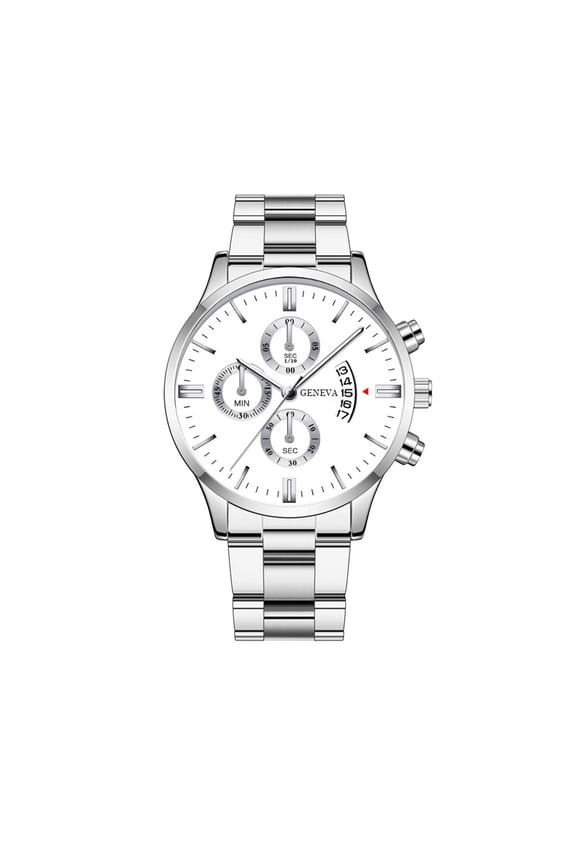Men’s Openwork Quartz Watch – Alloy Case Stainless Steel Strap Business Casual Wristwatch, Fashion Skeleton Dial Analog Timepiece for Work & Formal Wear