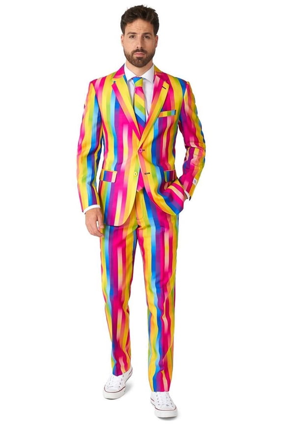 Men's Suits Rainbow Glaze - US 42 Multicolor