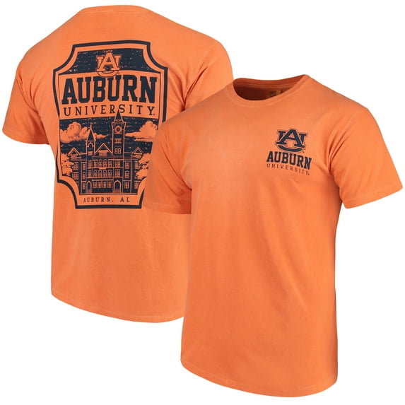 Men's Orange Auburn Tigers Comfort Colors Campus Icon T-Shirt