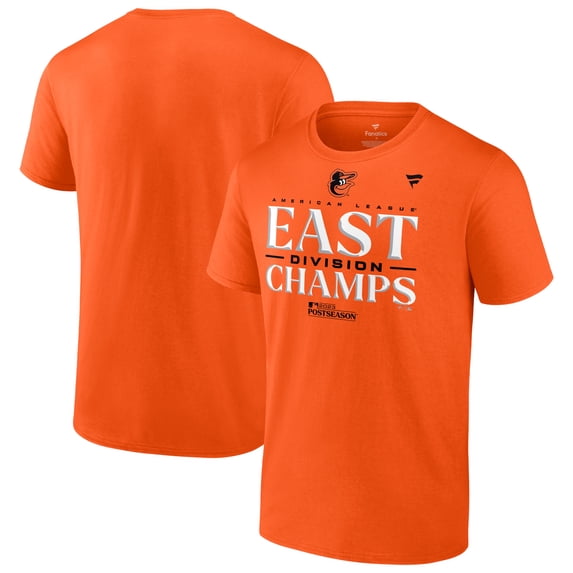 Men's Orange Baltimore Orioles 2023 AL East Division Champions Locker Room T-Shirt