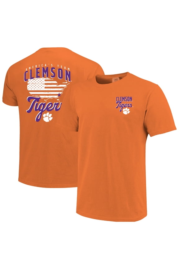 Men's  Orange Clemson Tigers America's Team T-Shirt