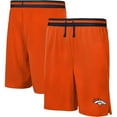 thumbnail image 1 of Men's Orange Denver Broncos Cool Down Tri-Color Elastic Training Shorts, 1 of 3