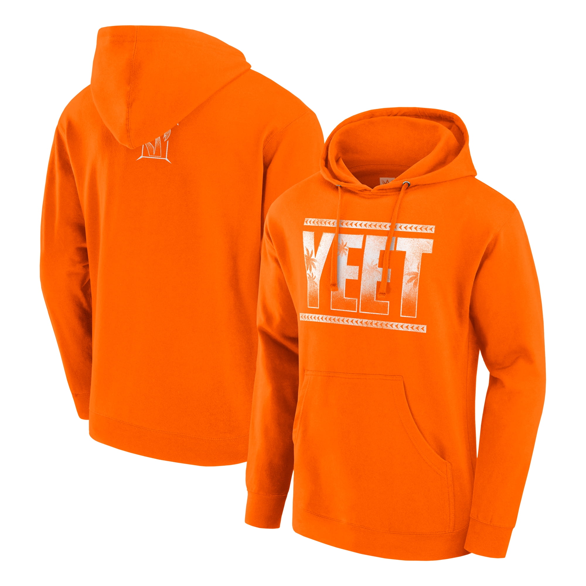 Men's Orange Jey Uso Yeet Pullover Hoodie - Walmart.com